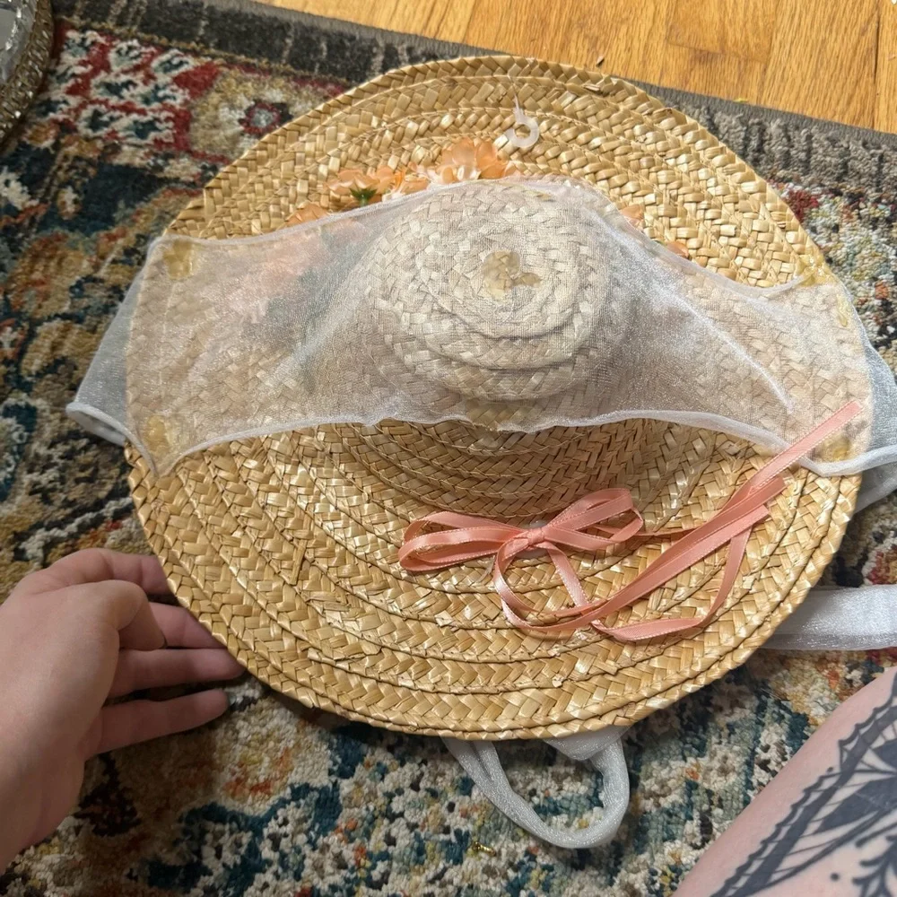 DIY cottagecore hat